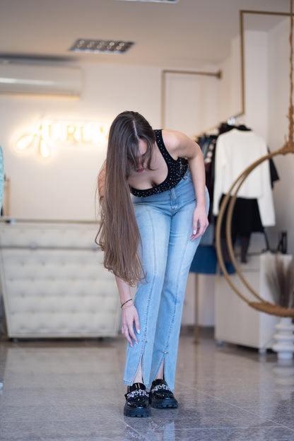 Дънки skinny jeans “charles stone” сини