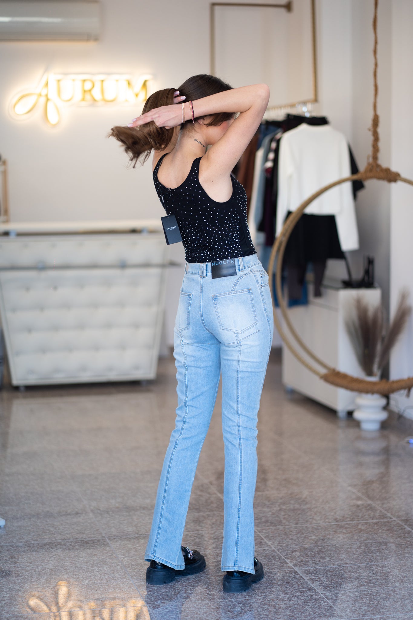 Дънки skinny jeans “charles stone” сини