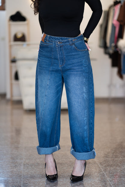 Дънки тип “Chrome Hearts”