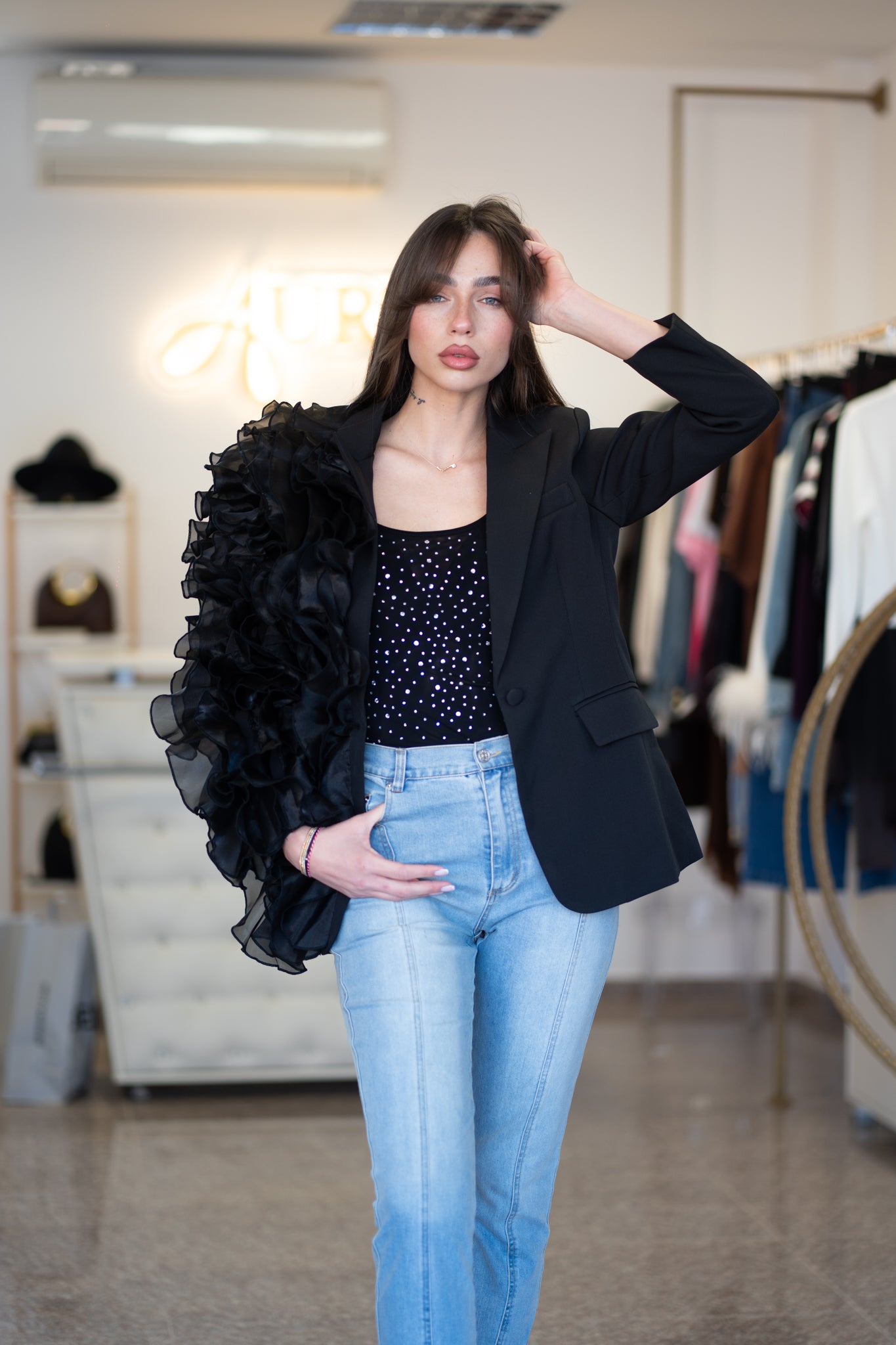 Блейзър дантели