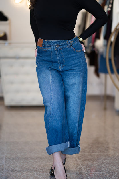 Дънки тип “Chrome Hearts”