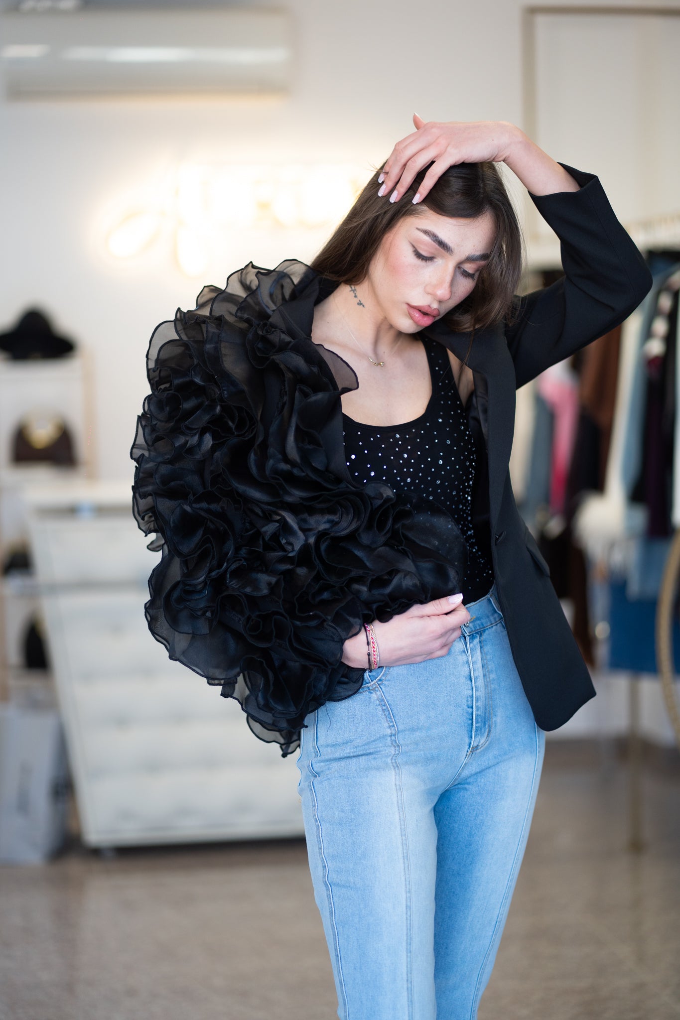 Блейзър дантели