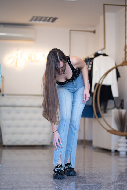 Дънки skinny jeans “charles stone” сини